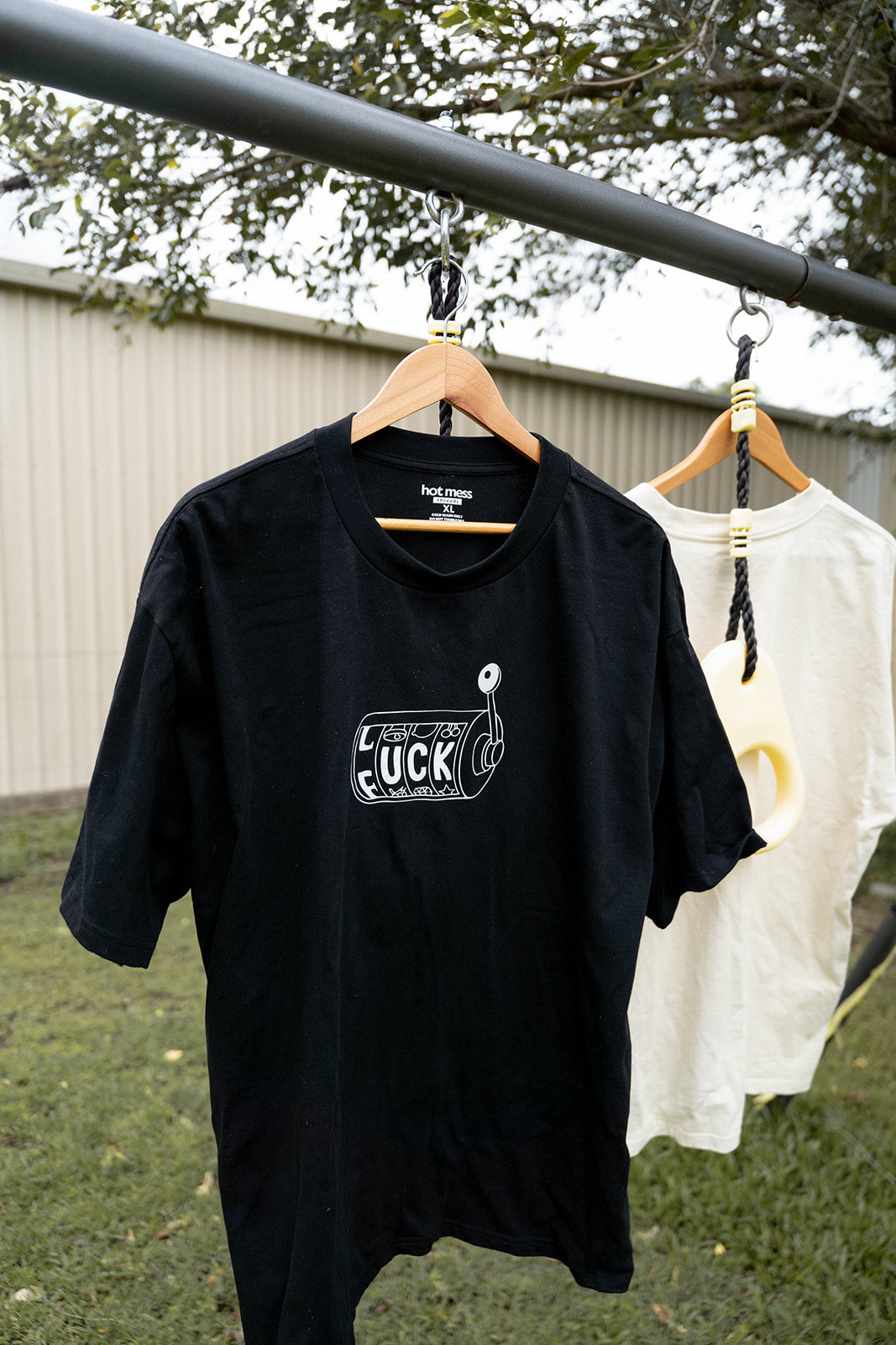 F-Luck Black Oversized Tee