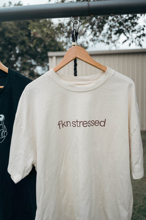 Fkn stressed Oversized Tee