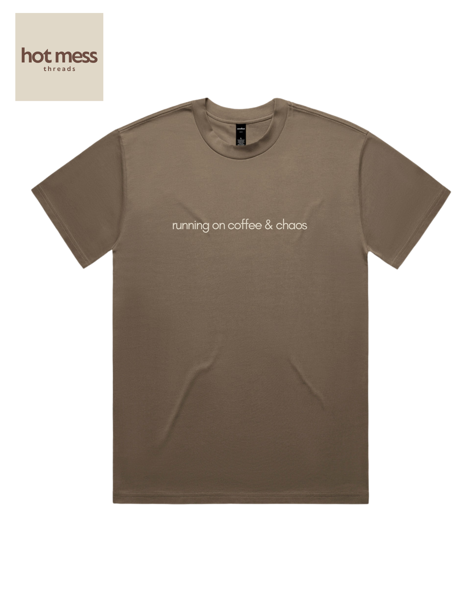 Coffee & Chaos Oversized Heavy Tee