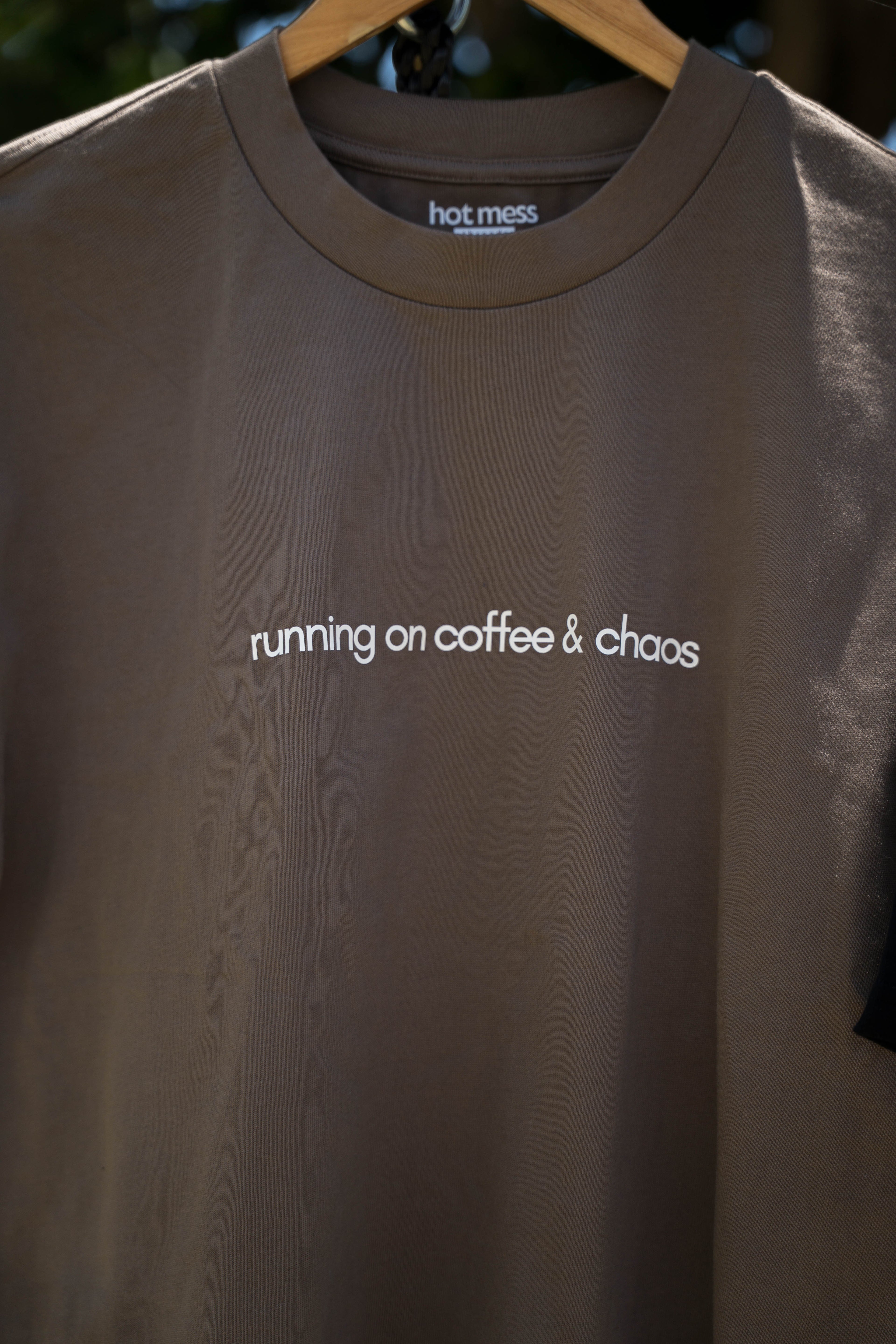 Coffee & Chaos Oversized Heavy Tee